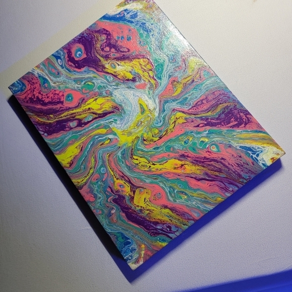 Artisan Handmade Paint Pour / Flow Art - Picture 6 of 6